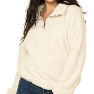 PJ Salvage Women's Loungewear Cozy Cuddlers Long Sleeve Top Sz M